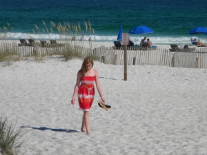 Peyton on Pensacola beach
